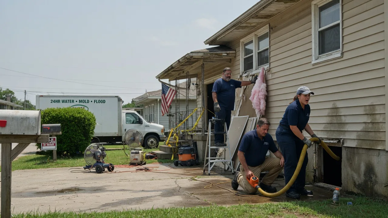 Water Damage Repair in South Vienna, OH near me
